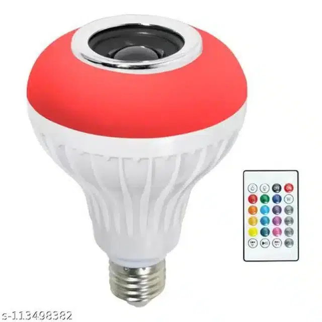 LED Bluetooth Speaker Bulb, Multicolor
