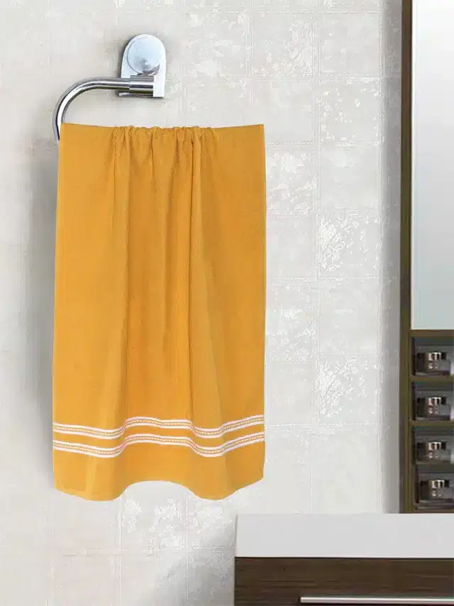 Bath Towel, Yellow, 27"x54"