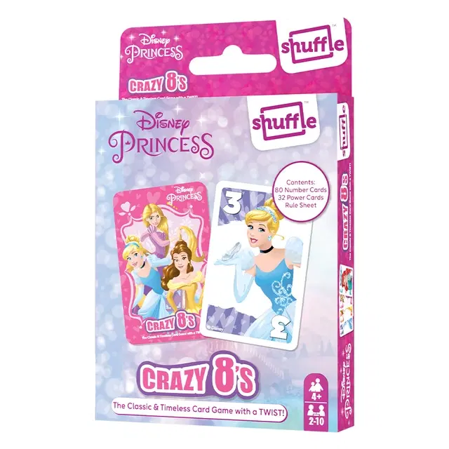 Parksons Disney Princess Crazy 8s Card Game