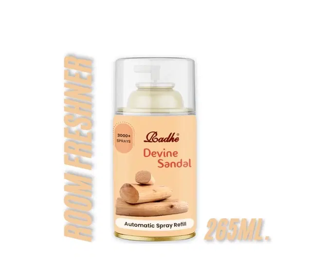 Radhe Devine Sandal Automatic Room Spray Refill, 265 ml