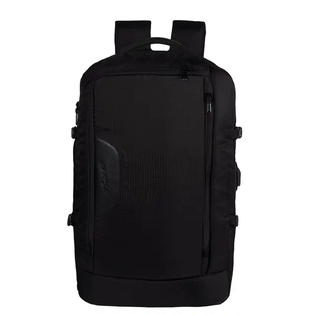 F Gear Blackhawk Black 40 L Laptop Backpack With Usb Charging Port & Luggage Strap | 180° Openable For Easy Packing, 2 Compartments & 1 Pocket, Water-Resistant Travel & Office, Fits Upto 17 Inch Laptop Backpack