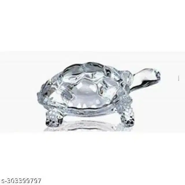 Feng Shui Crystal Turtle Tortoise, Transparent