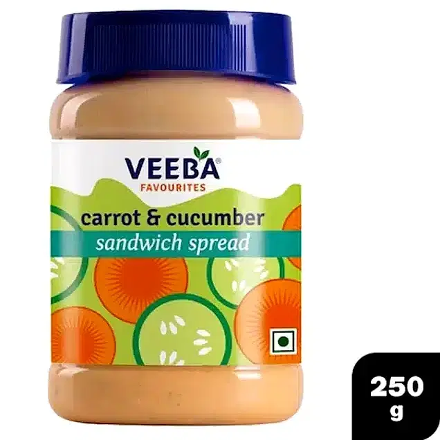 Veeba Carrot and Cucumber Sandwich Spread 250 g