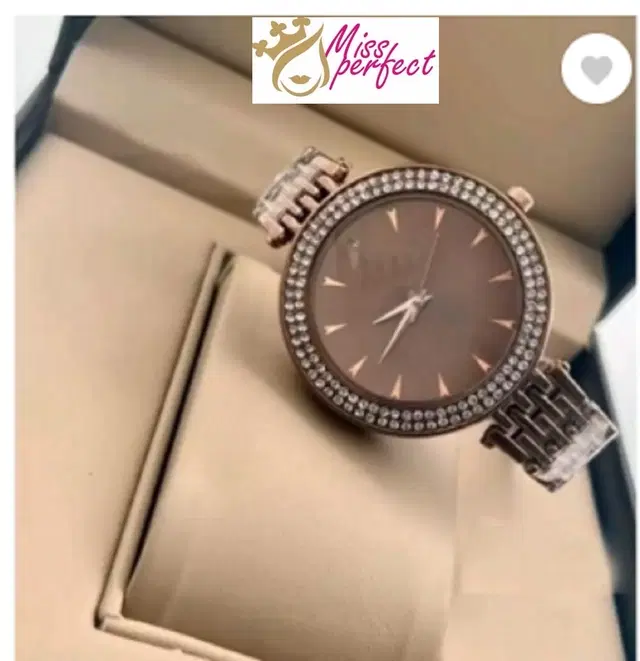 Analog Watch for Women & Girls (Brown)