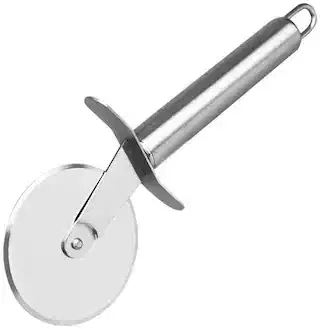 Stainless Steel Pizza Cutter, Pack of 1, Steel, PI-8