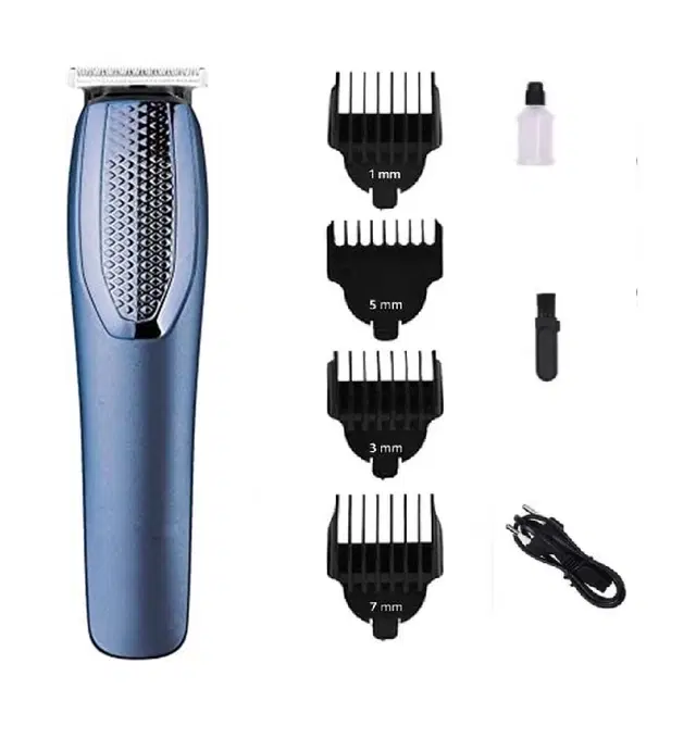 Rechargeable Trimmer for Men & Women, Navy Blue