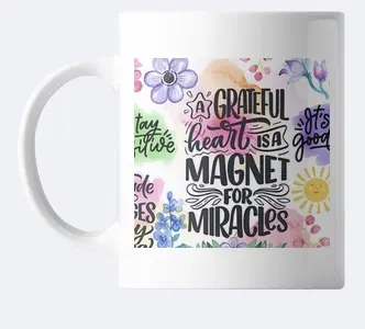 Ceramic Gifting Mug, White, 330 ml