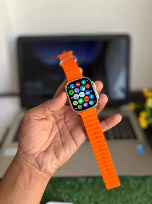 Silicone Strap S8 Ultra Smart Watch, Orange
