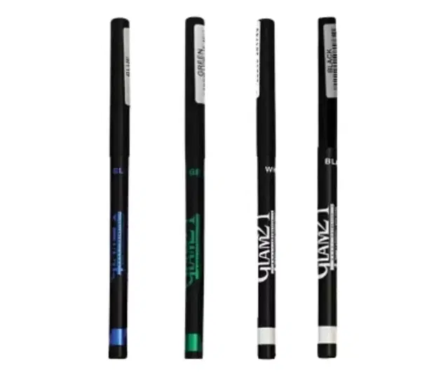 Glam21 Waterproof Kajal, Multicolor, Pack of 4