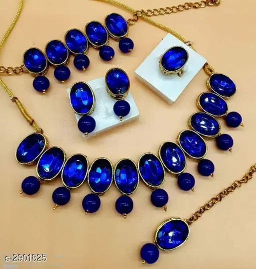 Diya Elegant Party Wear Alloy Women's Jewellery Sets