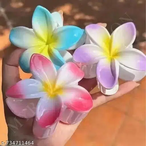 Hair Clips for Women (Multicolor, Pack of 3)