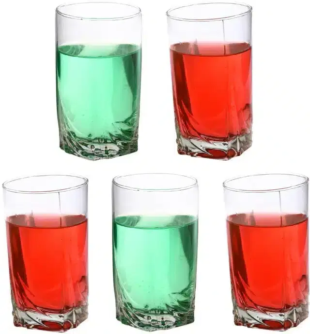 Liquor cum Cocktail Glasses, Transparent, 300 ml, Pack of 5