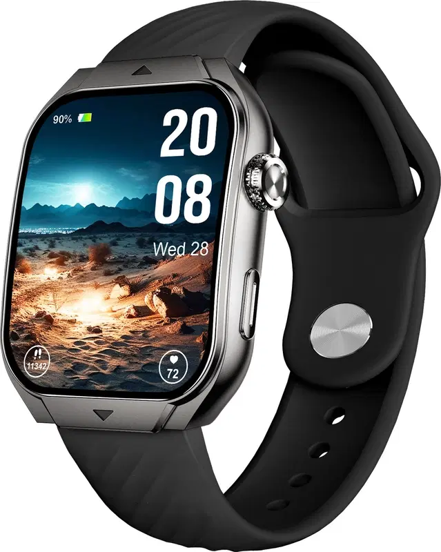 beatXP Unbound Curv 1.96” 3D Curved AMOLED  BLACK