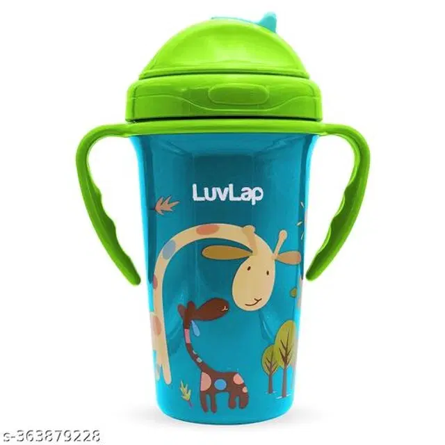 LuvLap Plastic Sipper Bottle for Kids, Multicolor, 300 ml