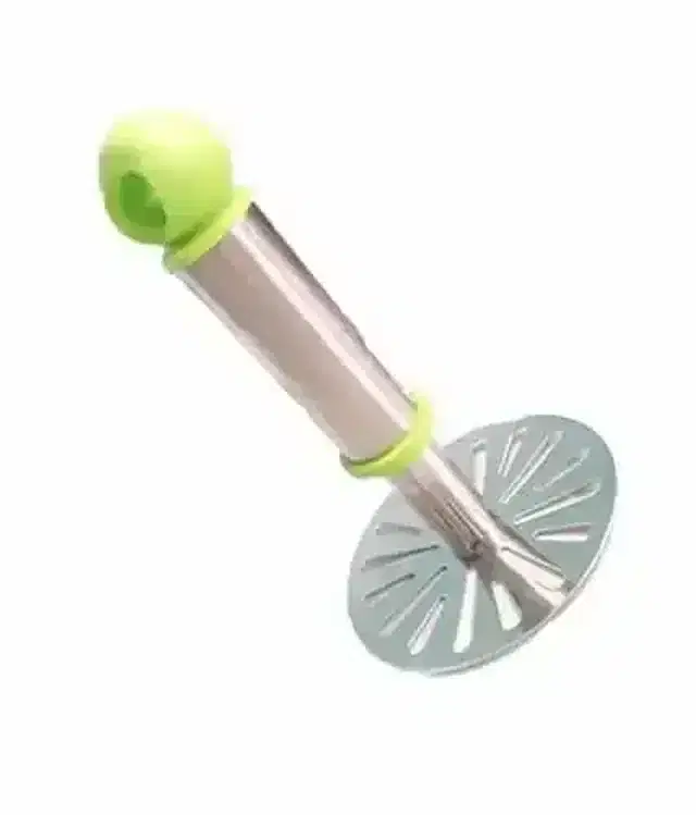 Pallavi Trading Stainless Steel Potato Vegetable Pav Bhaji Masher, Multicolour