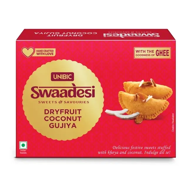 Unibic Swaadesi Dryfruit Coconut Gujiya 240 g