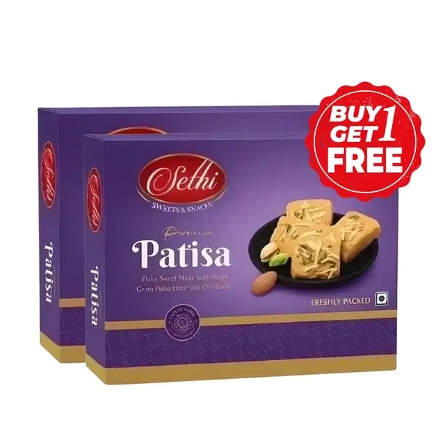 Sethi Patisa 2X250 g (Buy 1 Get 1 Free)