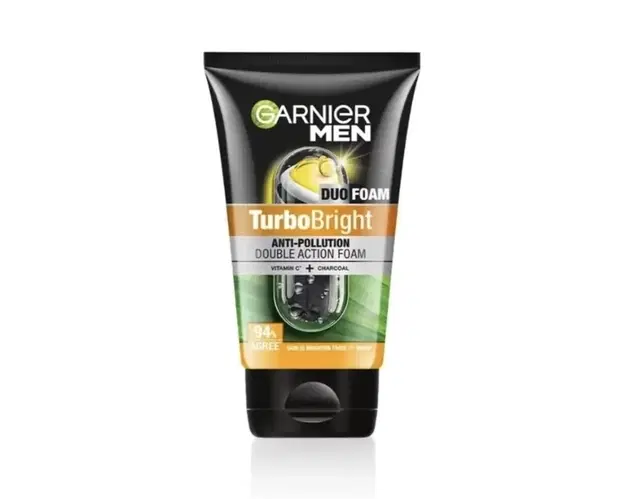 Garnier Men Turbo Bright Anti-Pollution Double Action Foam 50 g