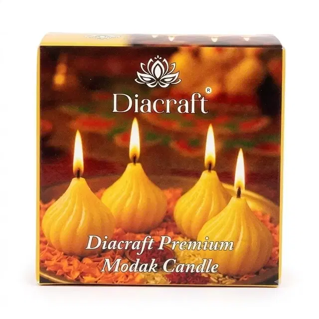 Diacraft Premium Modak Candles Pack Of 4
