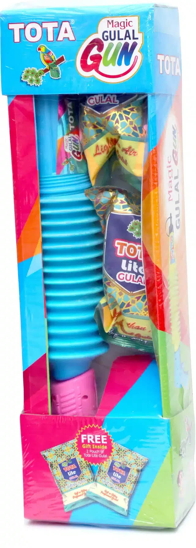 Herbal Gulal Pressure Gun, Blue