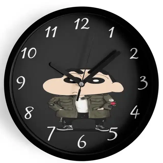 Shinchan Analog Wall Clock, Multicolor, 7 Inches