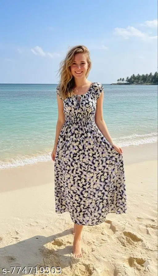Gown for Women (Grey, M)