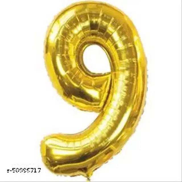 Number Foil Balloon, Assorted, Pack of 1