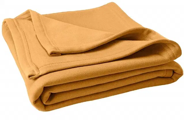 Fleece Blanket, Cream, 60x90 Inches