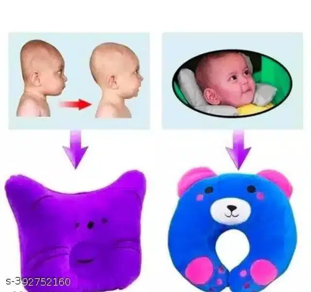 Pillow for Baby, Multicolor, Pack of 2