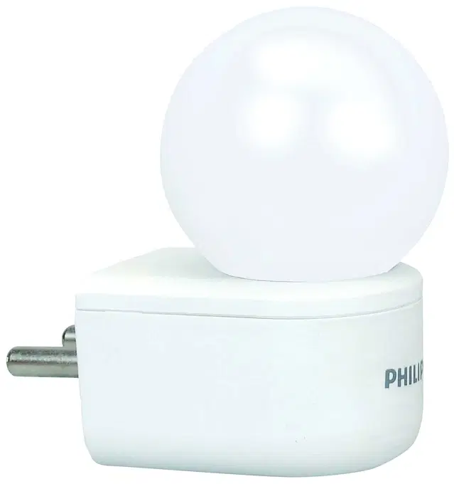 Philips Joy Vision Coral Rush 0.5-Watts Led Bulb Night Lamp (White, Pack Of 1, Prong)