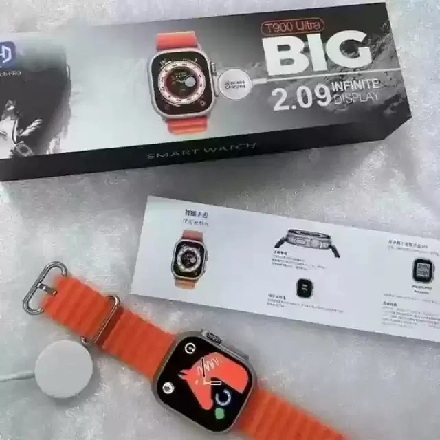 Silicone T800 Ultra Smartwatch, Orange