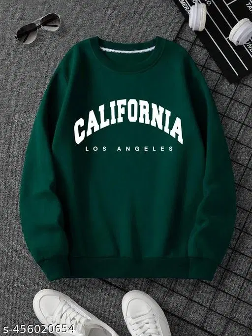 Fleece Sweatshirt for Women, Green (S)