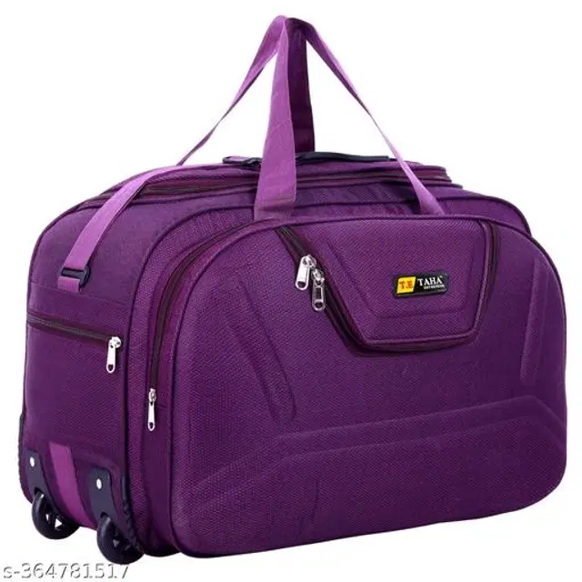 Polyester Duffel Bags, Purple