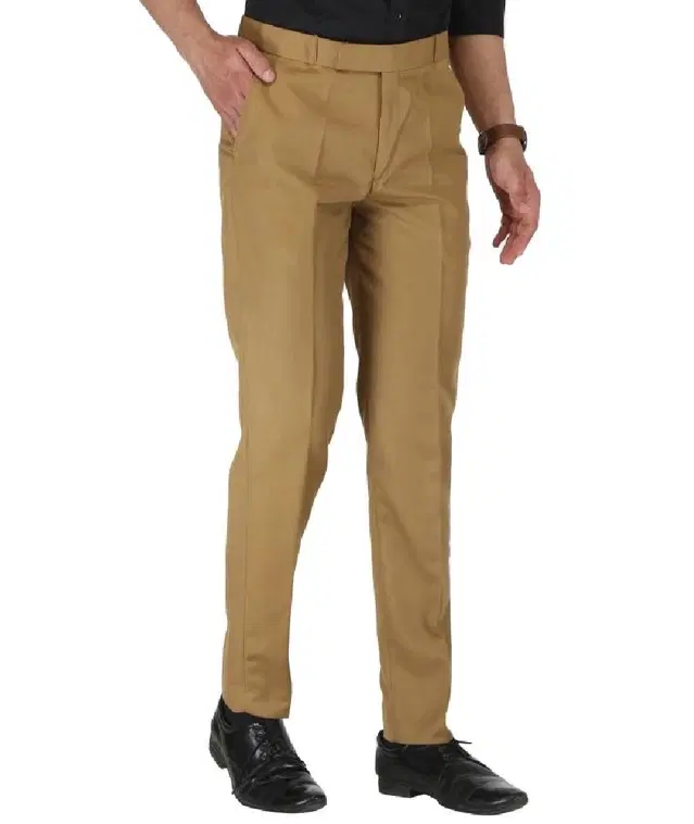 Cotton Trouser for Men (Tan, 32)