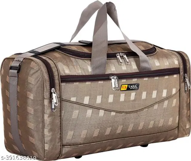 Polyester Duffel Bags, Brown