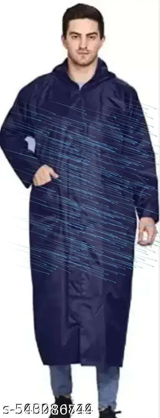 Polyester Solid Raincoat for Men/women, Multicolour (S)