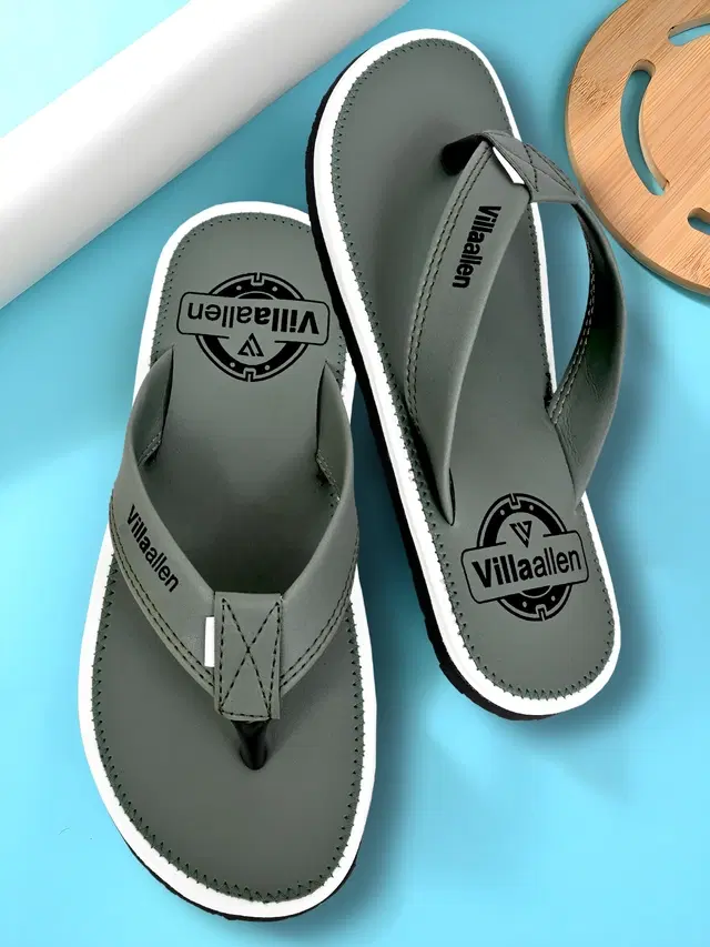 Flipflops for Men (Dark Grey, 9)