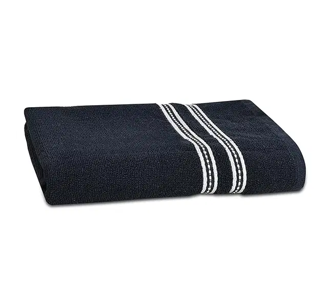 Evokk Home Cotton Bath Towel 330gsm 65x135cm Navy Blue