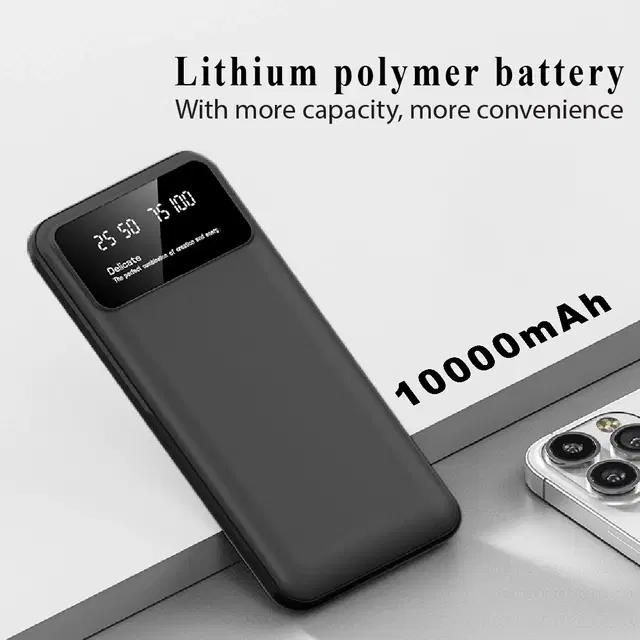 BINORI, K70 BLACK 10000 mAh 11 W Mini Pocket Size Power Bank (Lithium-ion, Fast Charging)