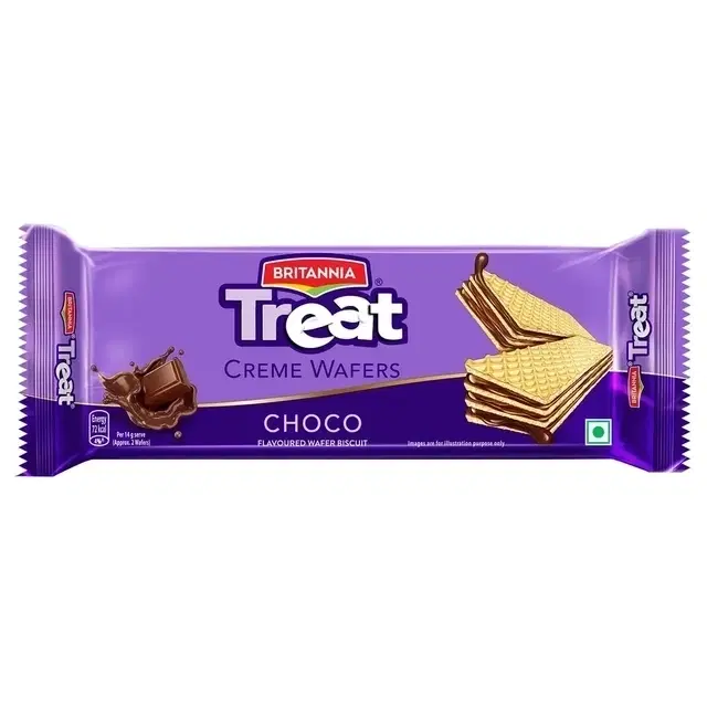 Britannia Treat Creme Wafers Chocolate 55 g