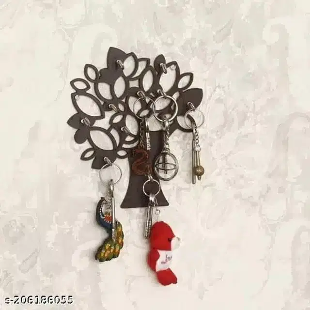 Wooden Key Holder, Brown