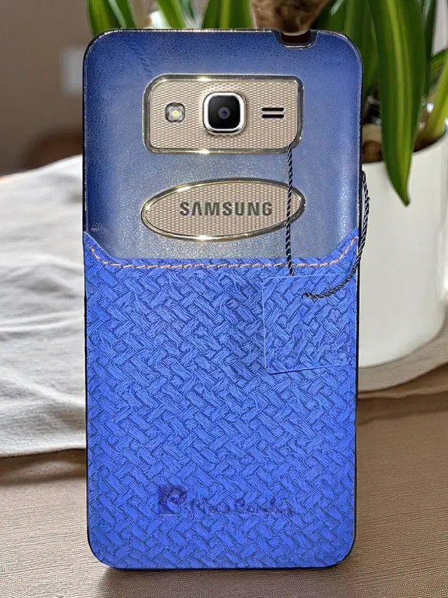 Pvc Back Cover For Samsung Galaxy J2 Prime, Multicolor