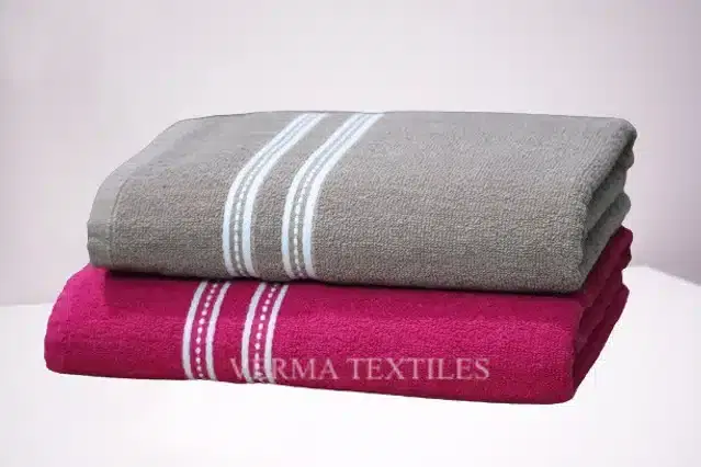 Bath Towel, 27x54 inches, Pack of 2, Multicolor