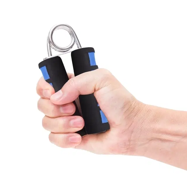 Hand Grip Strengthener with Foam Handle [Black]