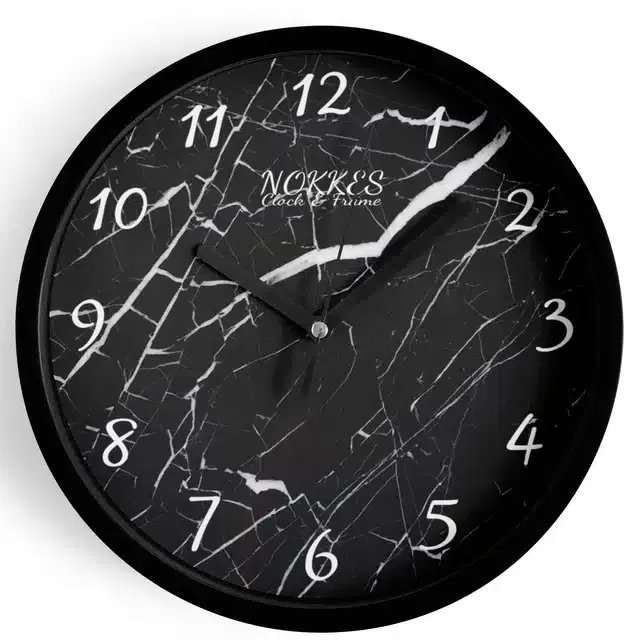 Plastic Printed Wall Clock, Multicolor, 7 Inches