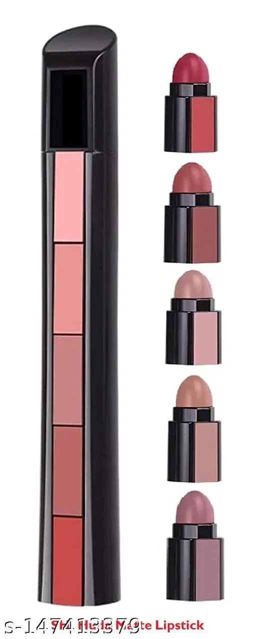 5 in 1 Lipstick for Women, Multicolor