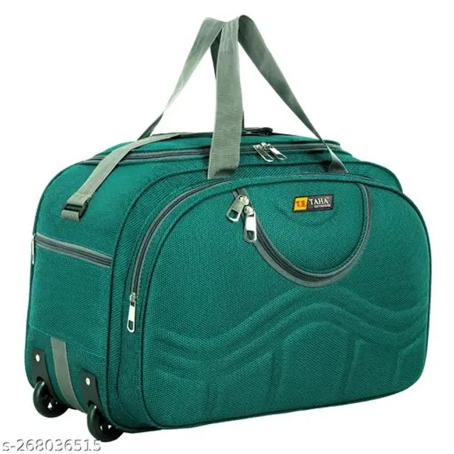 Polyester Duffel Bags, Green