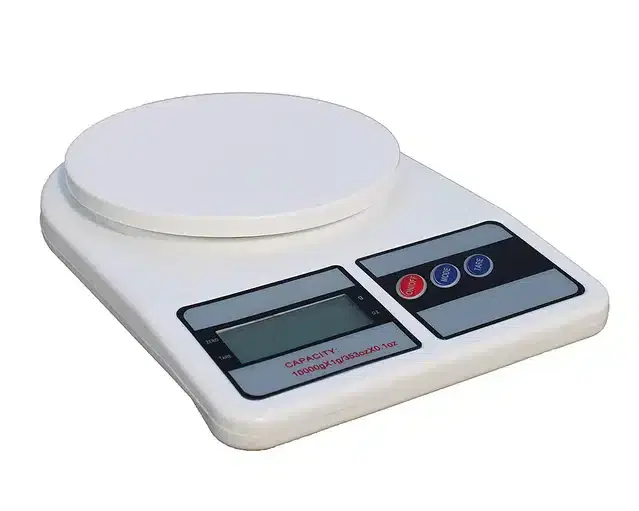 Digital Kitchen Scale, White