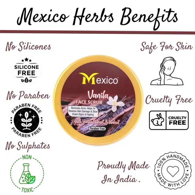 Maxico Herbs Vanilla Scrub (100 g)
