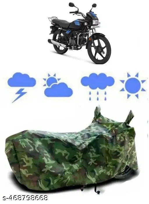 Polyester Cover For Bike/Scooter, Multicolour